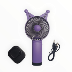Portable Handheld Spray Fan – USB Rechargeable Mini Cooling Fan with 3 Speeds, 500mAh Battery & Humidifier Function - Image 2