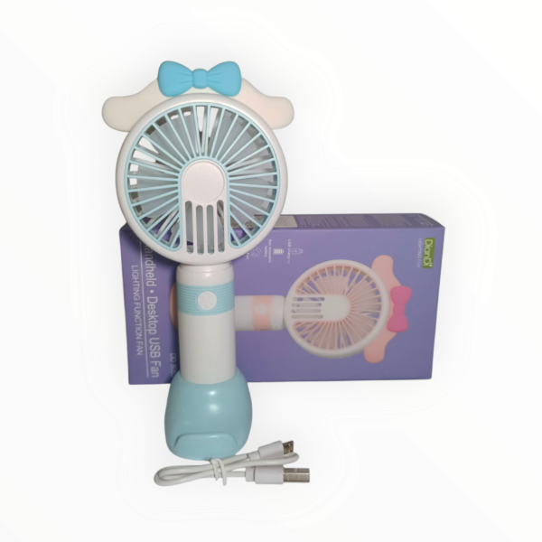Portable Handheld Spray Fan – USB Rechargeable Mini Cooling Fan with 3 Speeds, 500mAh Battery & Humidifier Function