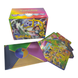 8/10 PCS Pokémon Rainbow Foil Cards Set – VMAX GX Charizard Pikachu Energy Trainer – Rare Collection Gift for Boys (English/Spanish/French) - Image 2